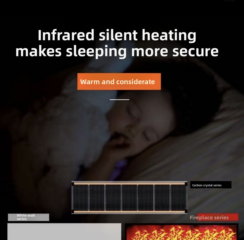 30 Second Fast Heating Electric Heated Film for Home, Energy Saving Warm Pad