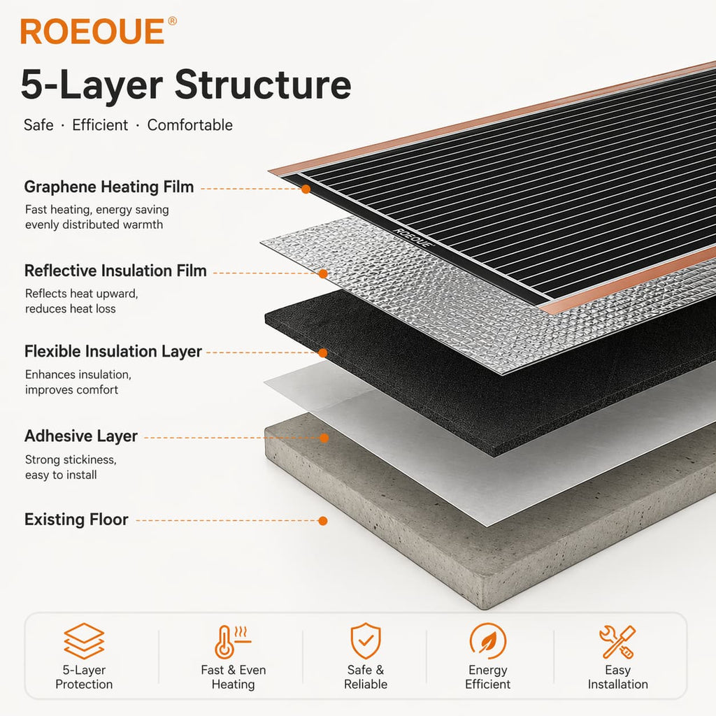 ROEOUE — Custom Floor Heating Kit | Free Design & Quote in 24hrs