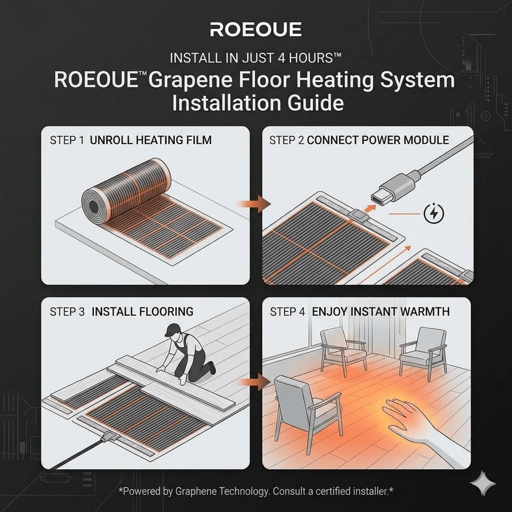ROEOUE — Custom Floor Heating Kit | Free Design & Quote in 24hrs